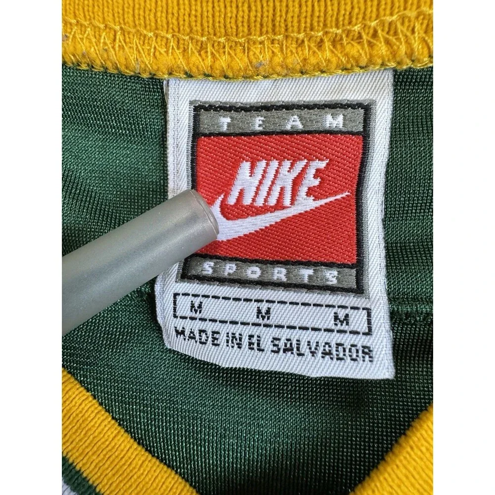 VTG Nike Brett Favre #4 Green Bay Packers NFL Jersey Men’s Medium GUC